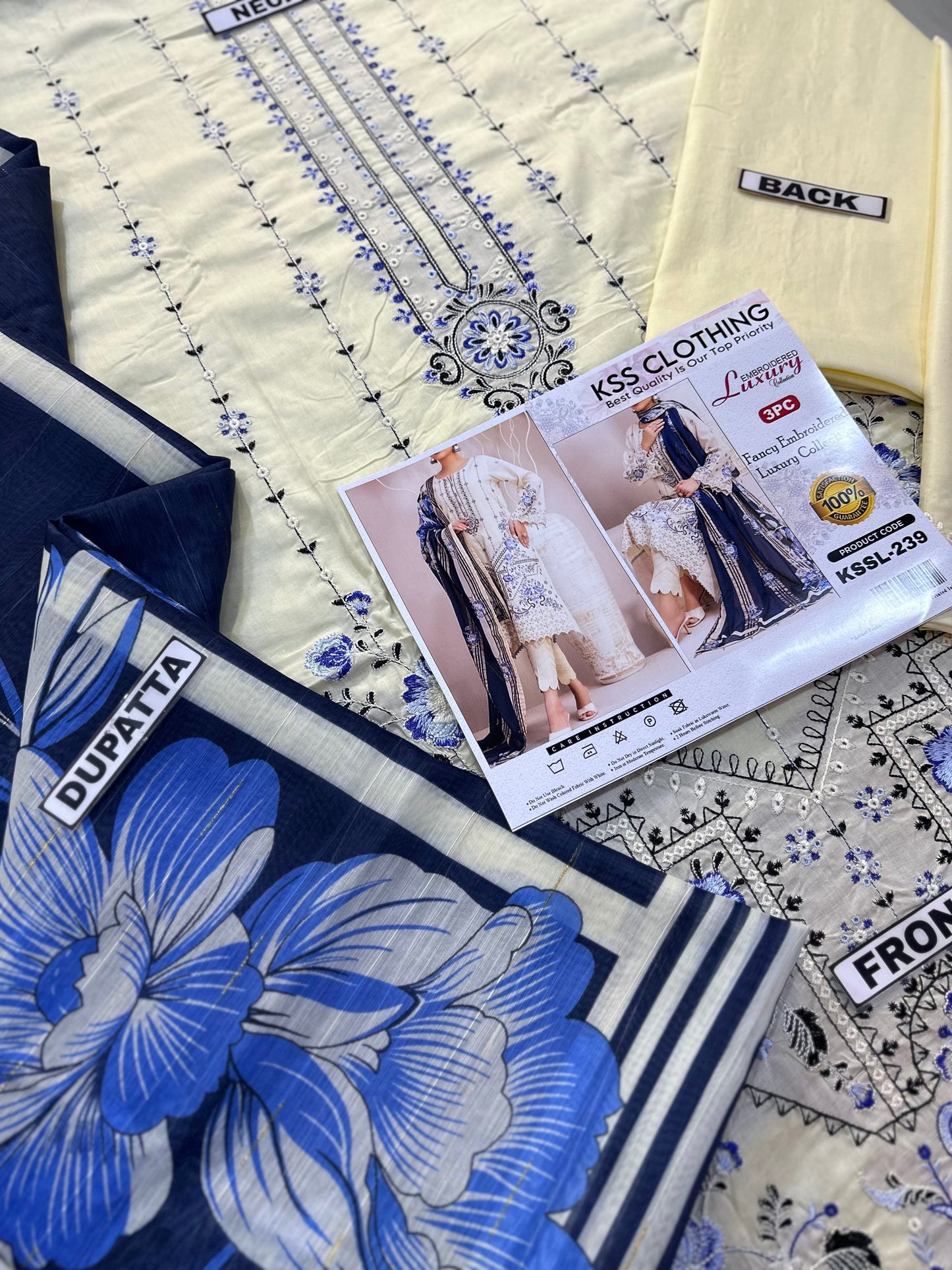 Clothing Lawn Luxury Party Wear Dress | SC-239 ( Unstitched )