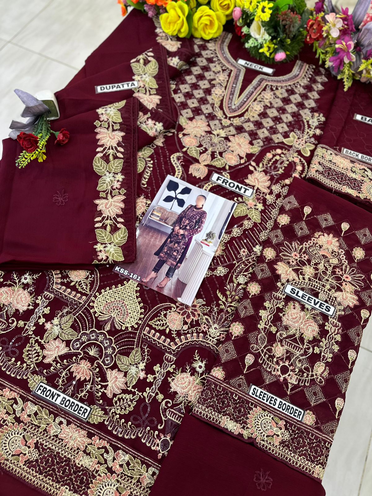 Ramsha Chiffon Party Wear Dress | SC-161