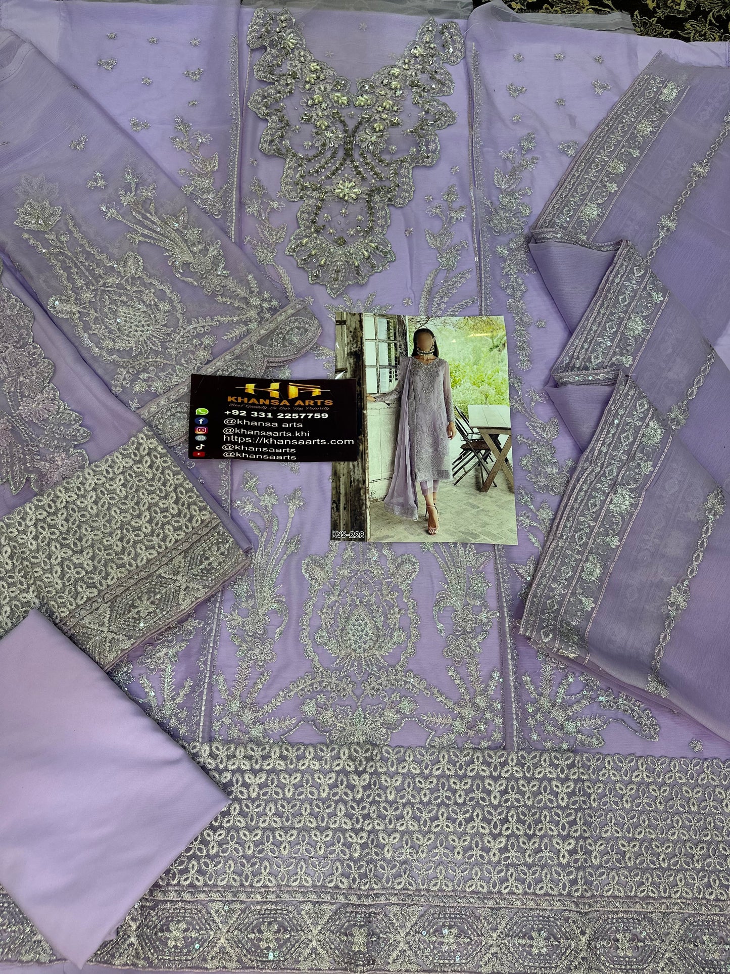 Gulaal Chiffon PartyWear Dress | SC-228