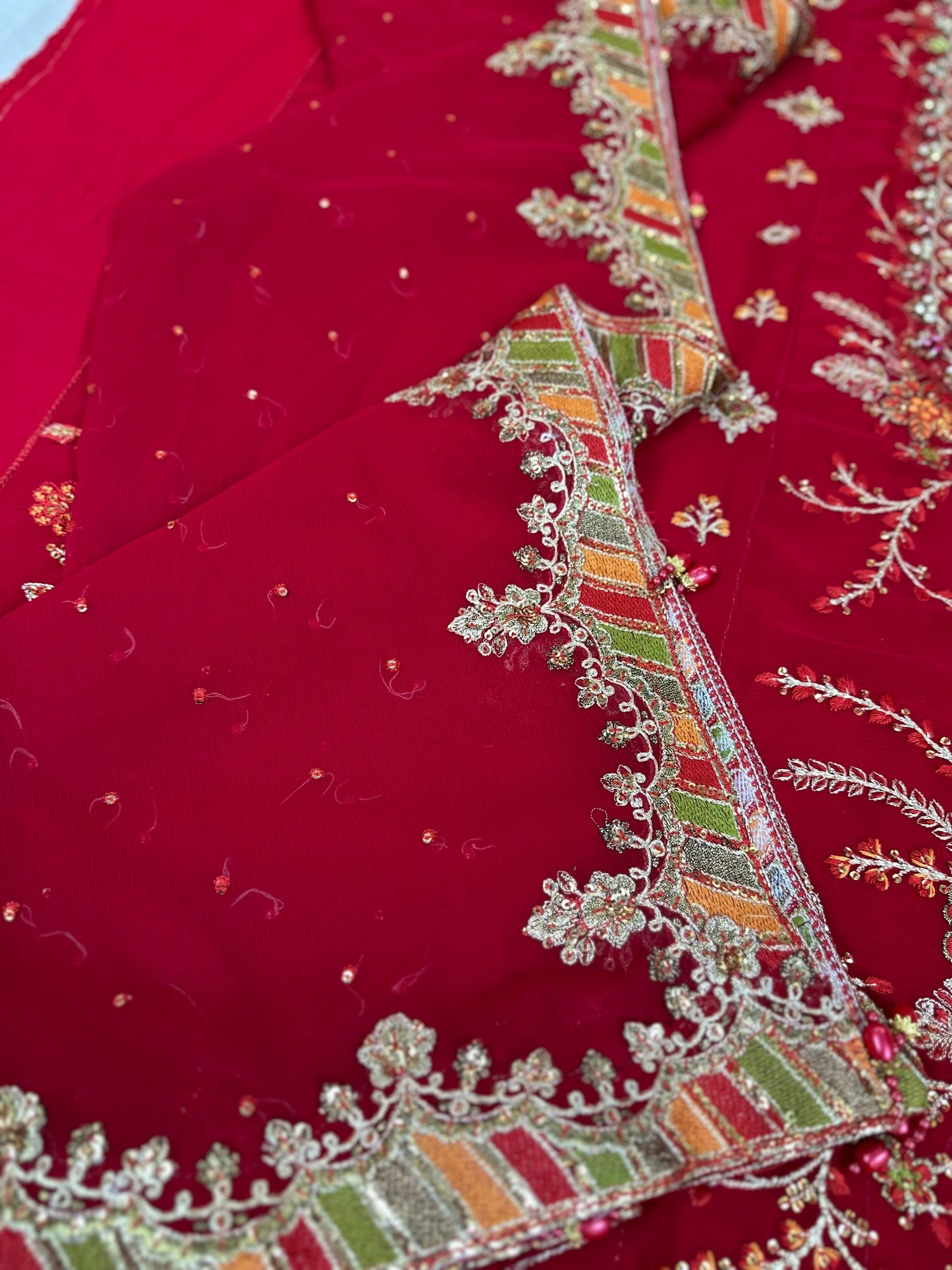 Maria B Chiffon PartyWear Dress |5308