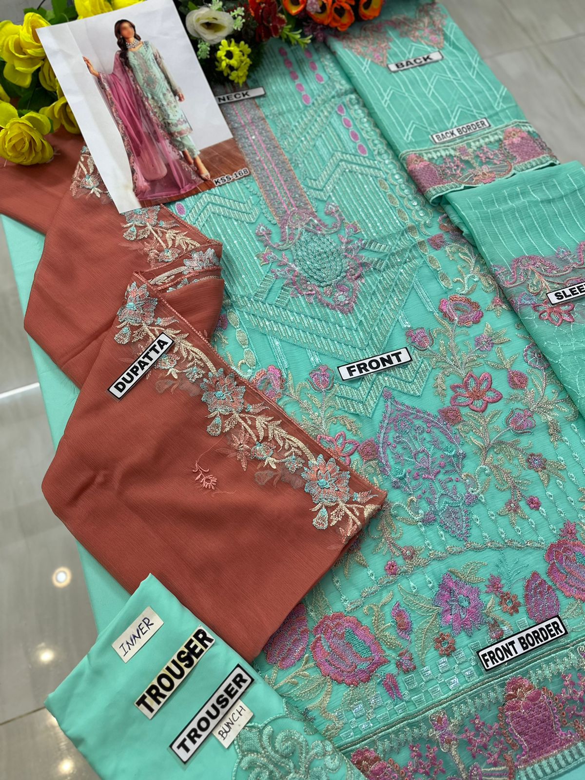 Ramsha Chiffon PartyWear Dress | SC-168