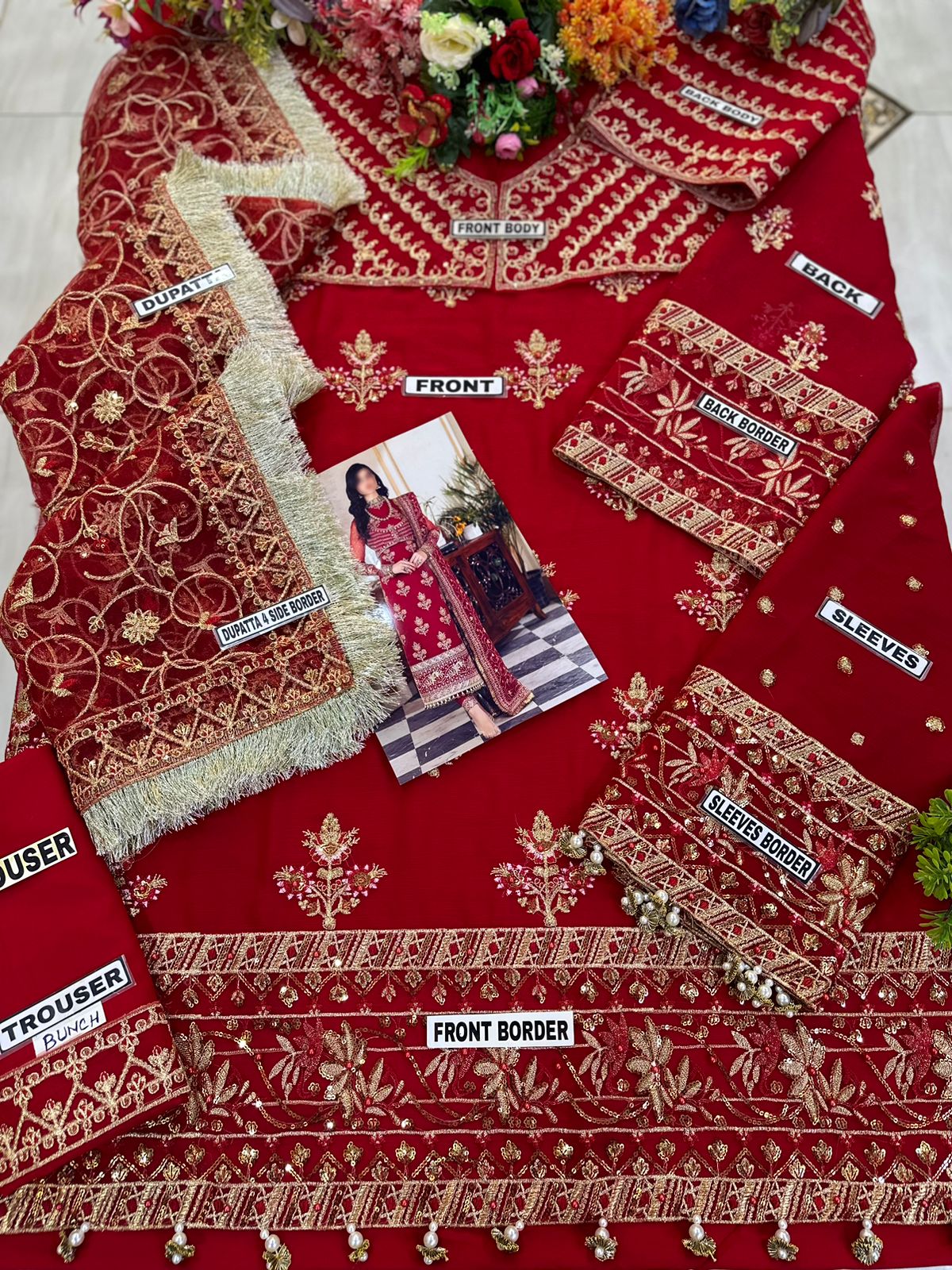 Imrozia Luxury Chiffon Partywear Dress | SC-109