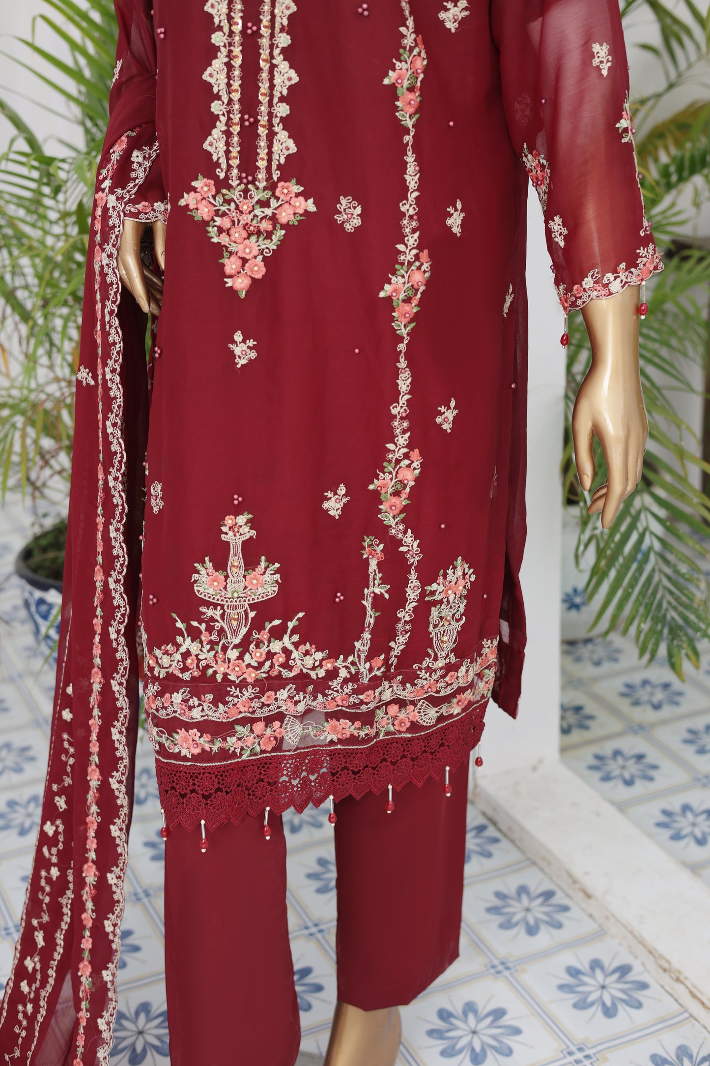 Husn-E-Suroshi Chiffon Collection 2025 | SR-06 (DILKASH)