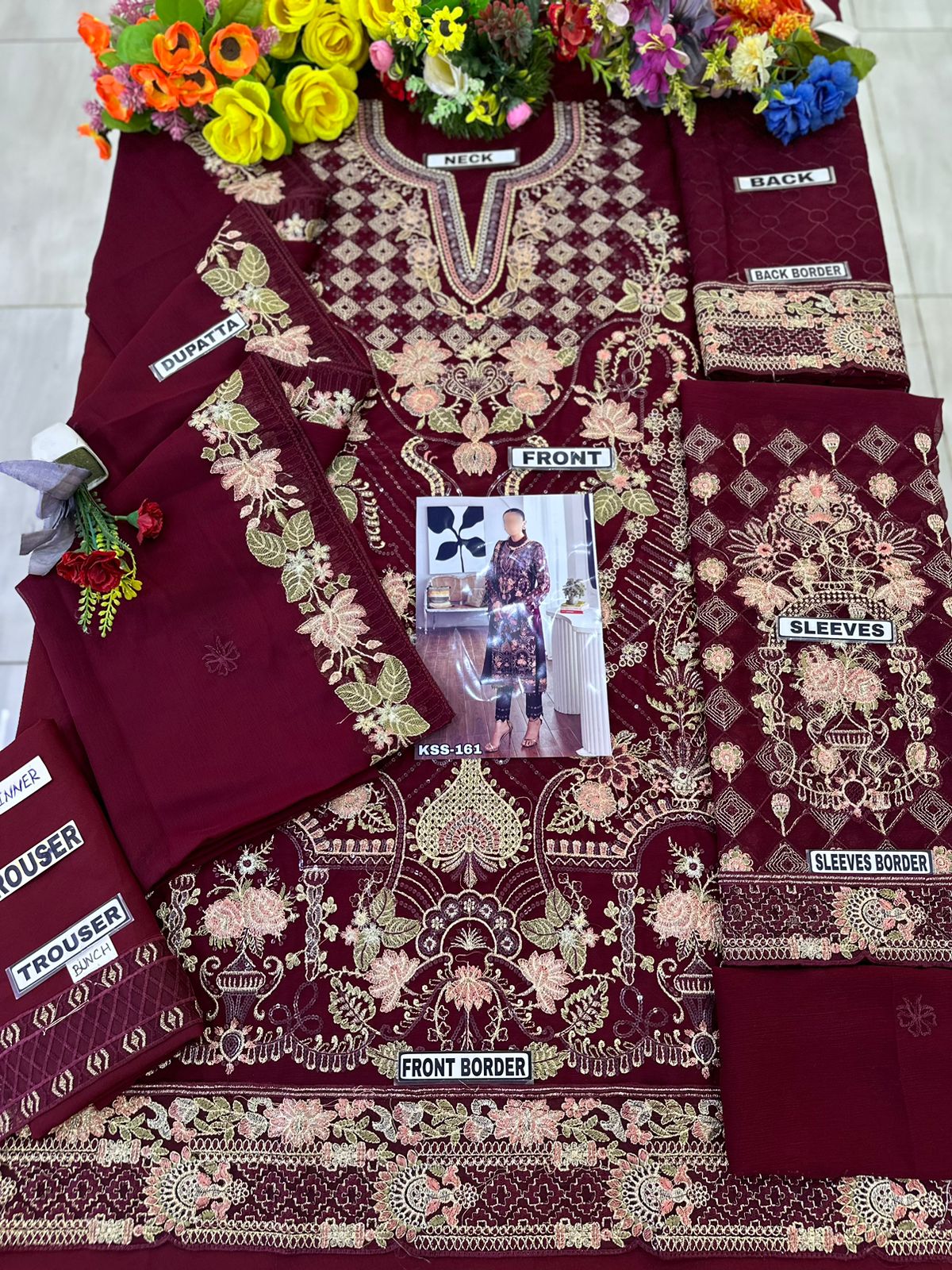 Ramsha Chiffon Party Wear Dress | SC-161