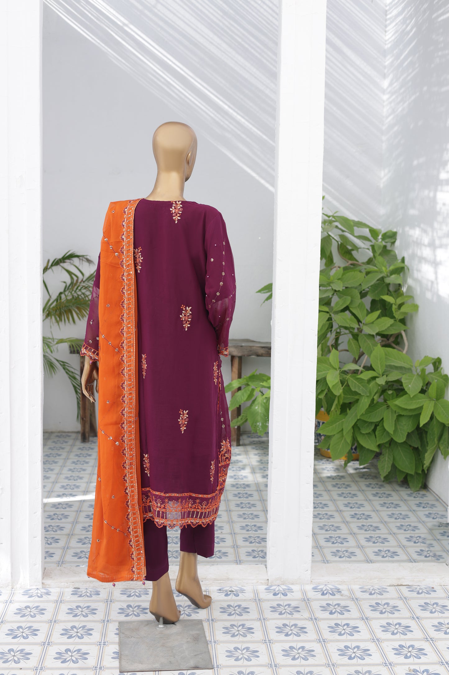 Husn-E-Suroshi Chiffon Collection 2025 | SR-03 (RANGEEN)