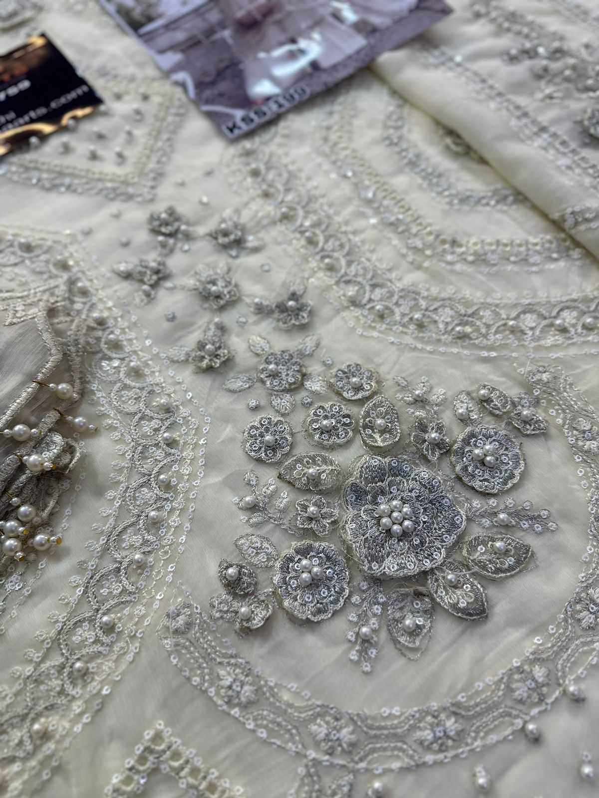 Maria B New Luxury Chiffon Party Wear Dress | SC-199