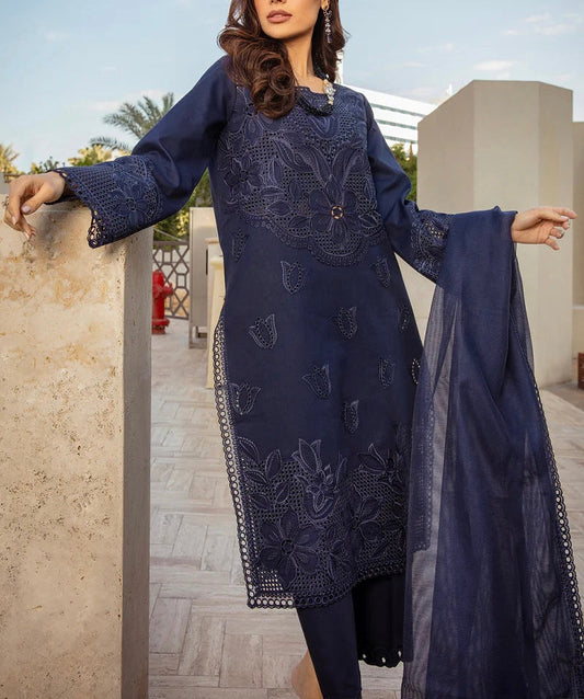 Rang Rasia Luxury Lawn ChickenKari Party Wear Dress |SC-5295