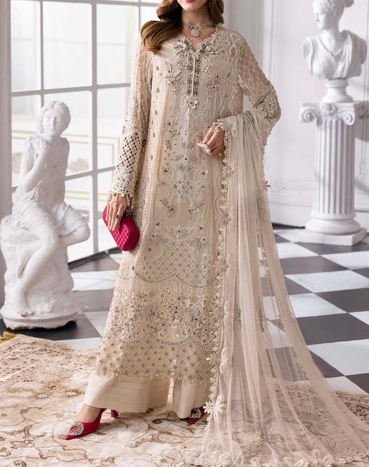 Maria B Luxury Chiffon Party Wear Dress | SC-5290