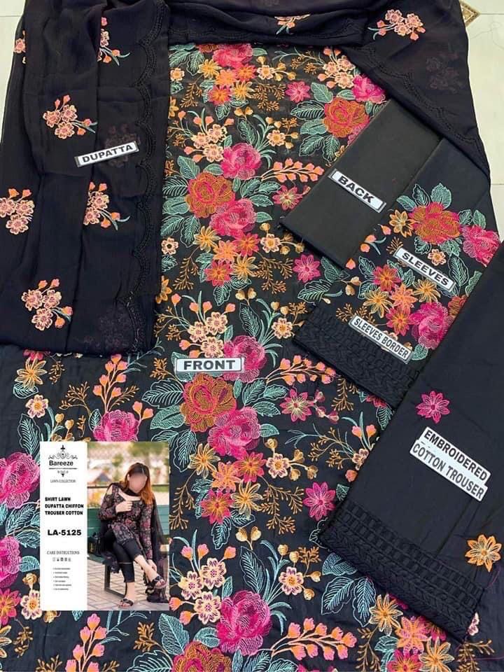 Bareeze Lawn PartyWear Dress | SC-5125