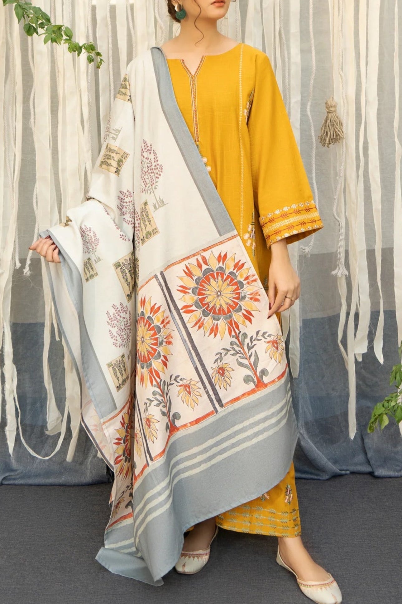 Clothing Lawn Luxury Party Wear Dress | SC-148 ( Unstitched )