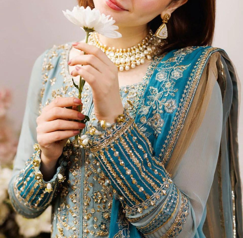 Charizma Chiffon Luxury PartyWear Dress | 5313