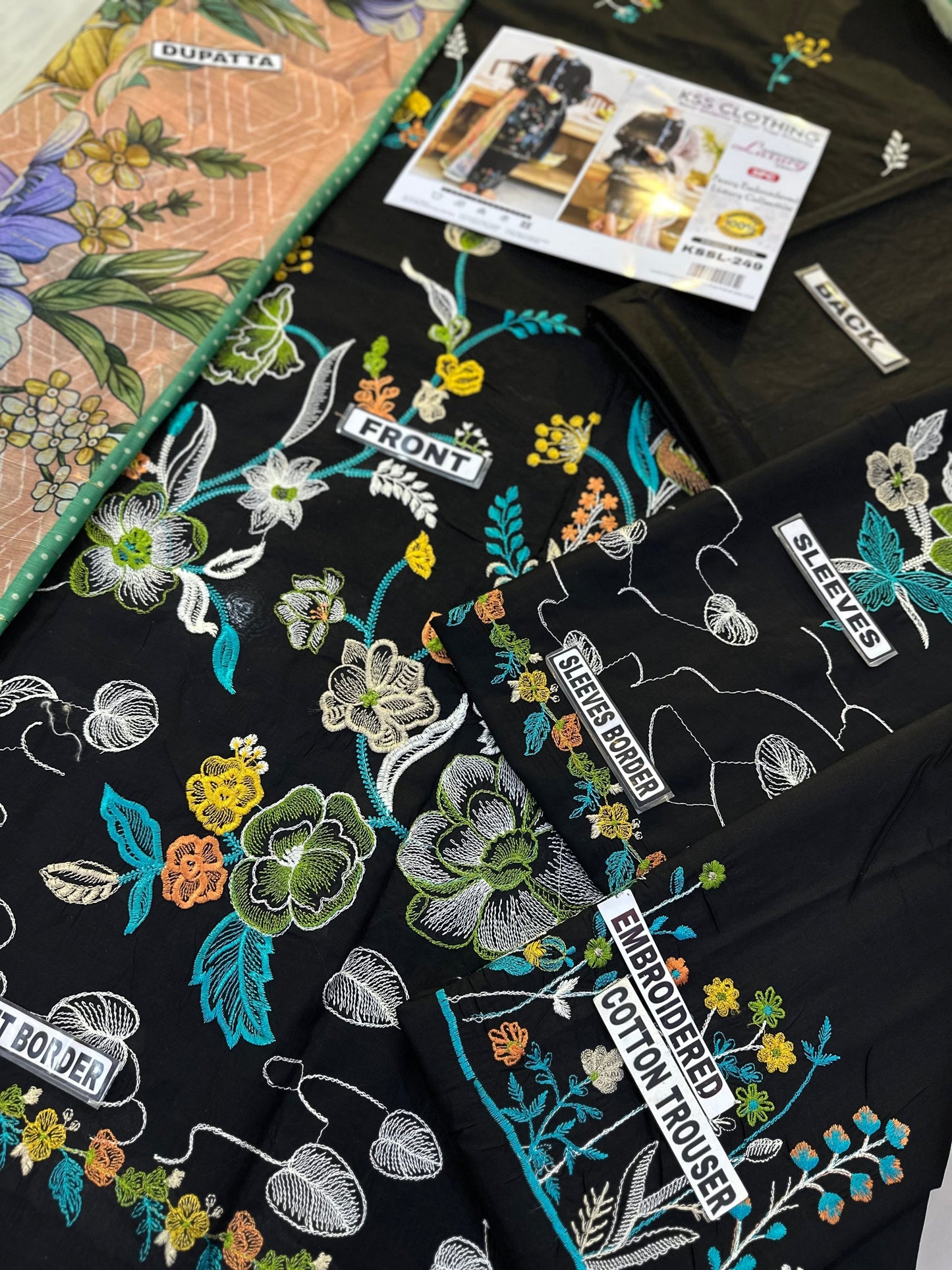 Clothing Lawn Luxury Party Wear Dress | SC-249 ( Unstitched )