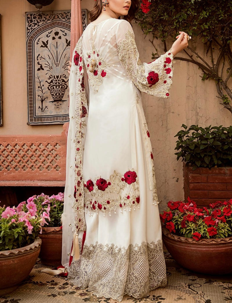 Imrozia Luxury Chiffon Party Wear Dress SC-5333