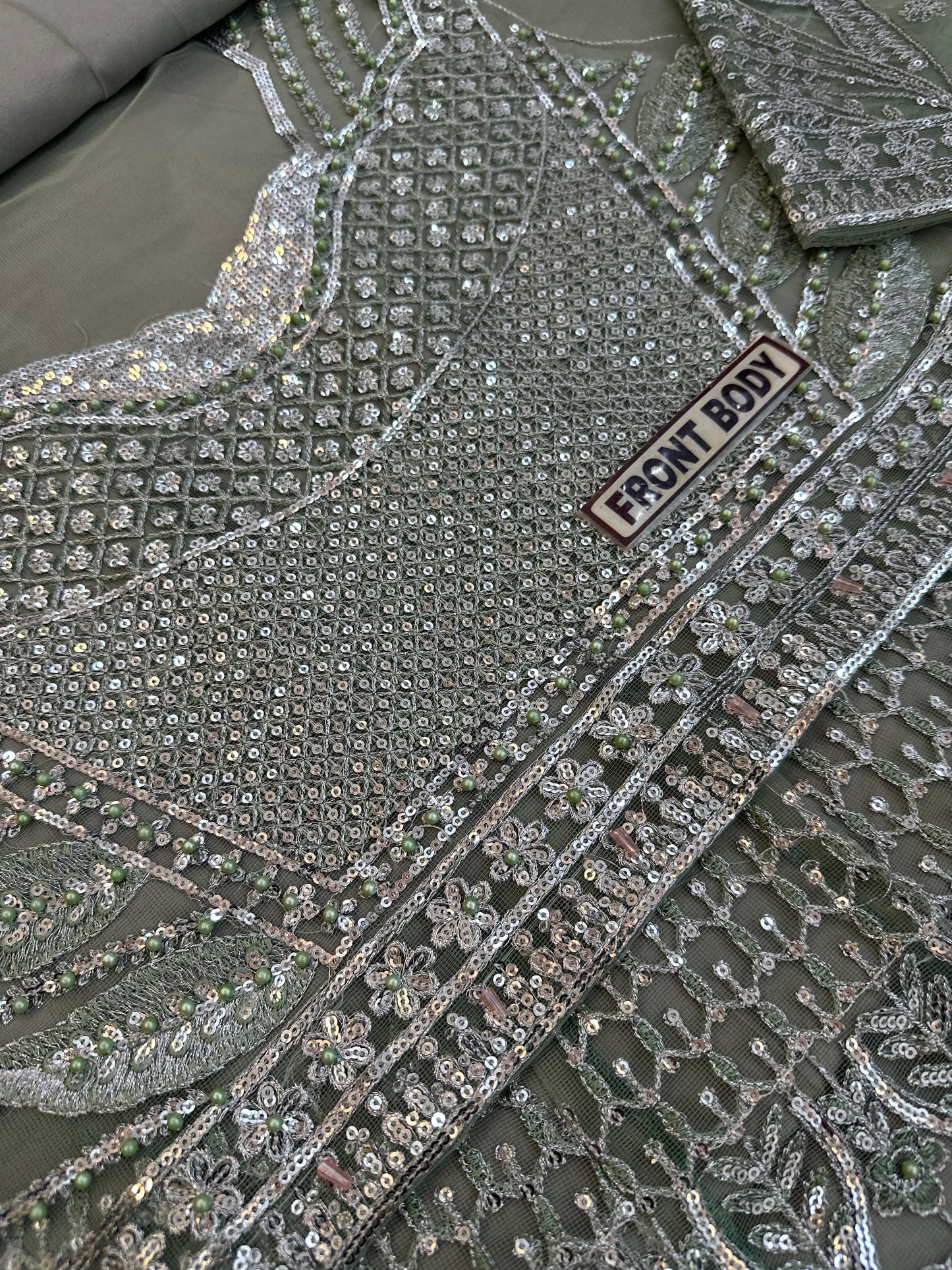 Erum Khan Net Bridal Maxi |5326