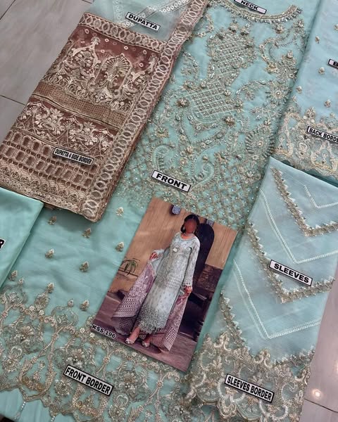 Jofa Luxury Chiffon Party Wear Dress With Organz Dupatta |SC-196