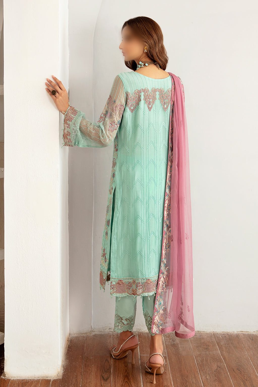 Ramsha Chiffon PartyWear Dress | SC-168