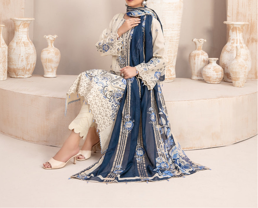 Clothing Lawn Luxury Party Wear Dress | SC-239 ( Unstitched )