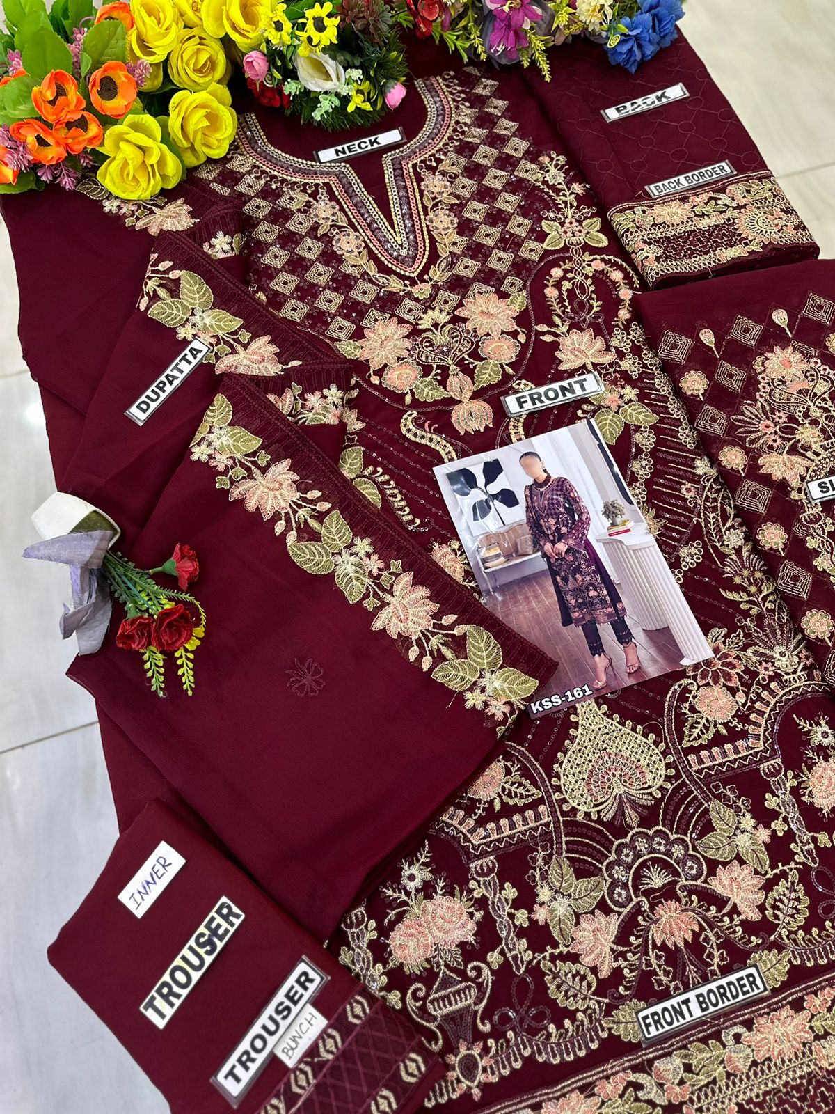 Ramsha Chiffon Party Wear Dress | SC-161