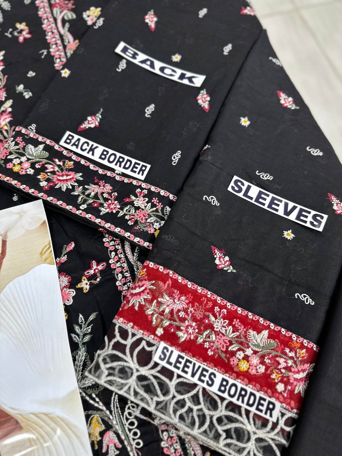 Qalamkar Hannah Luxury Lawn PartyWear Dress |SC-5291