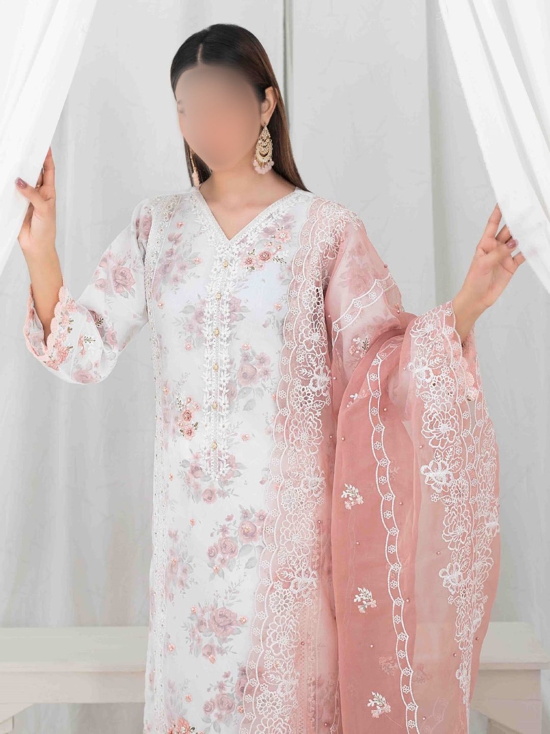 Clothing Organza PartyWear Dress | SC-184