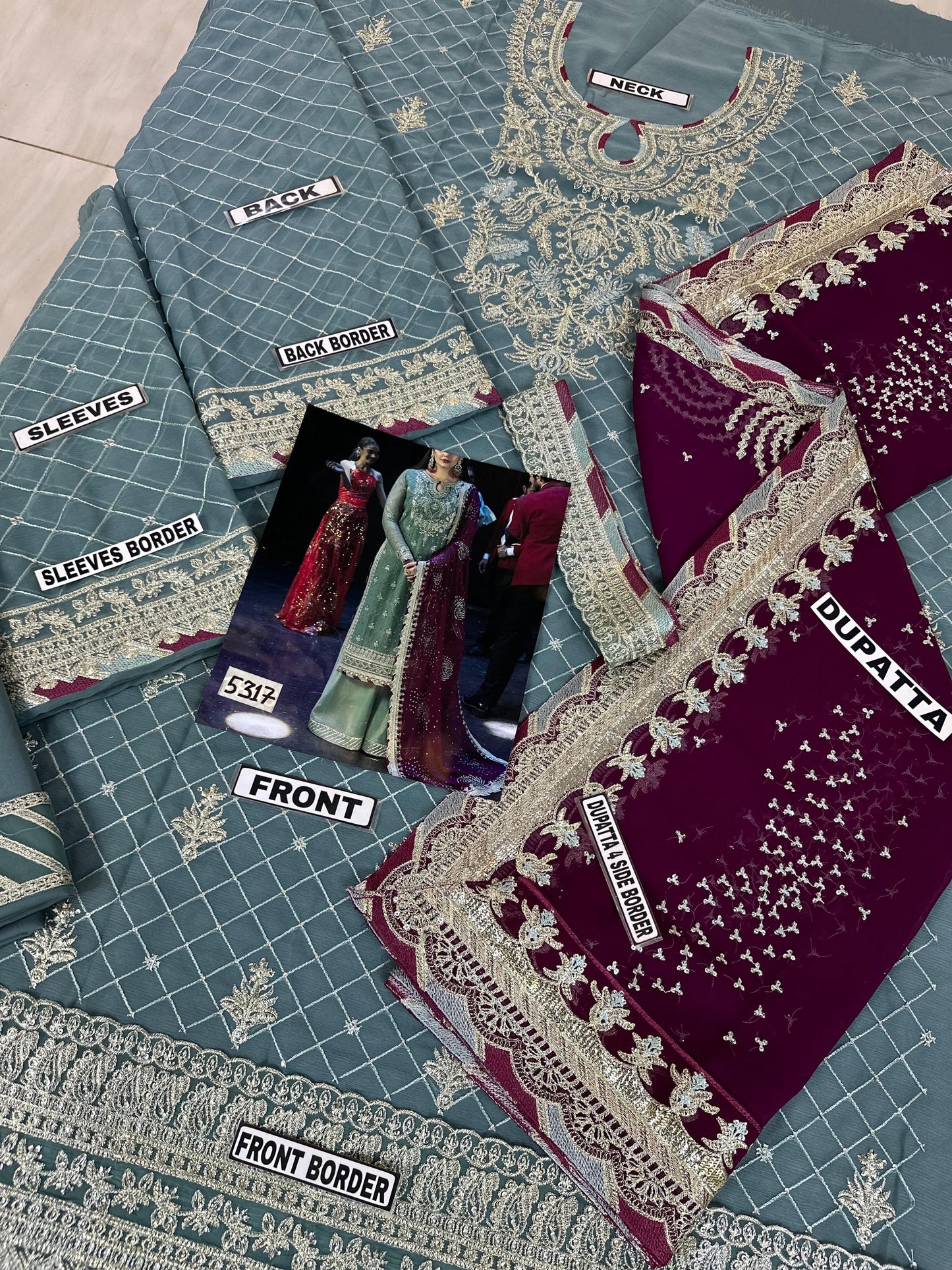 ASIM JOFA FORMAL CHIFFON SC-5317