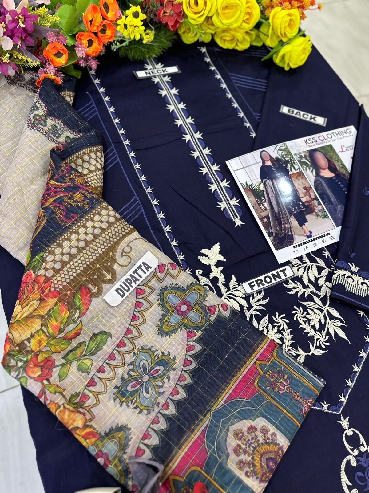 Clothing Lawn Luxury Party Wear Dress | SC-196