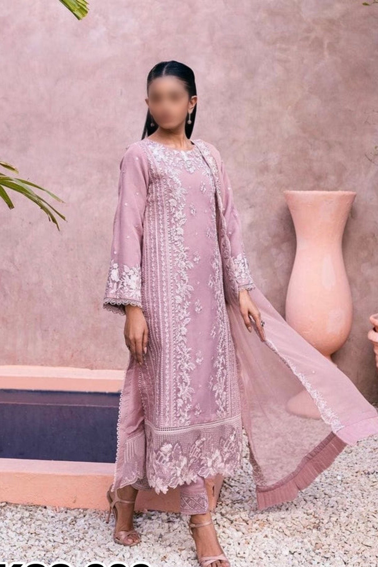 Azure Chiffon Formal Wear Dress | SC-203