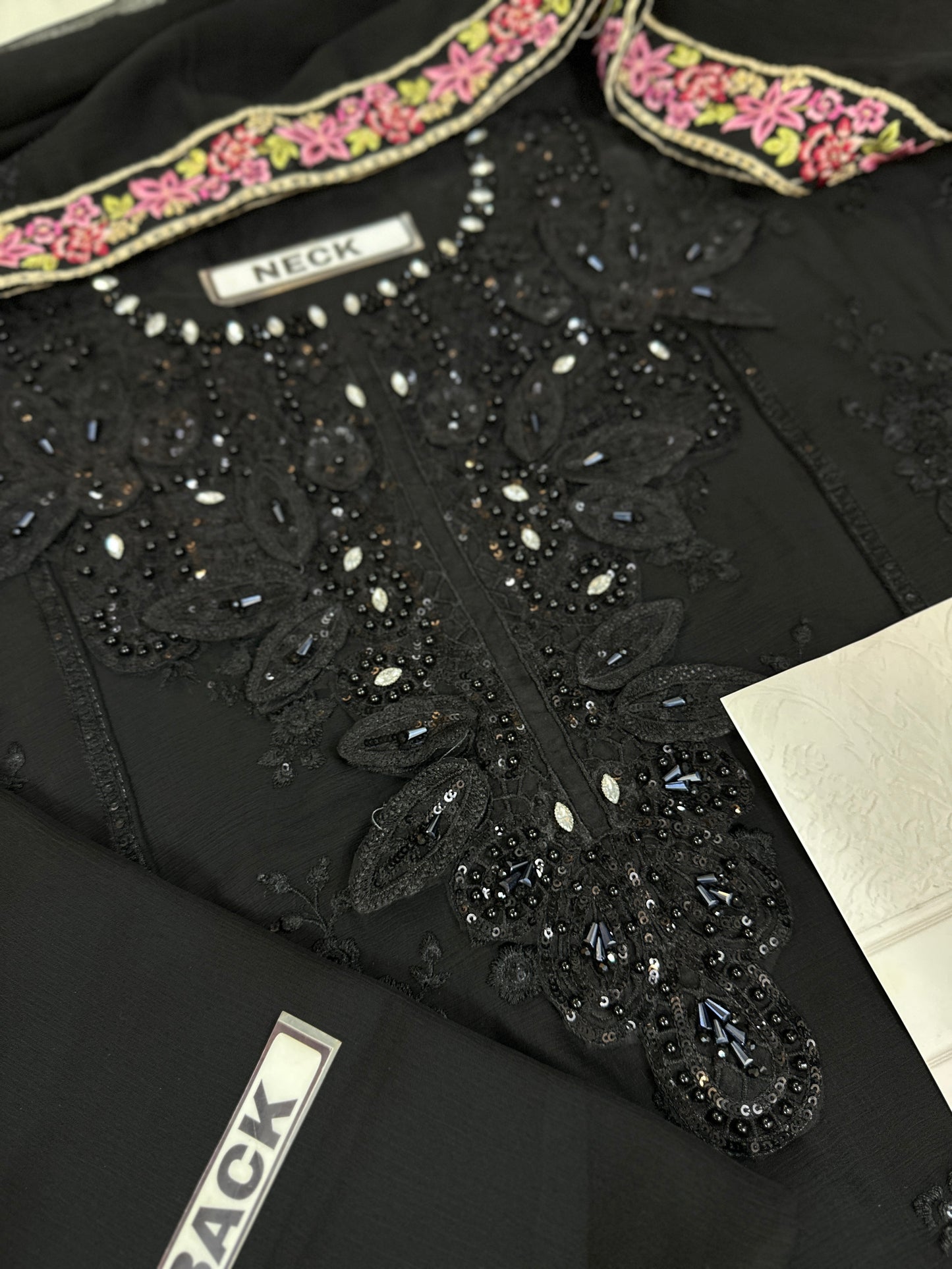 Maria B Chiffon PartyWear Dress |5322