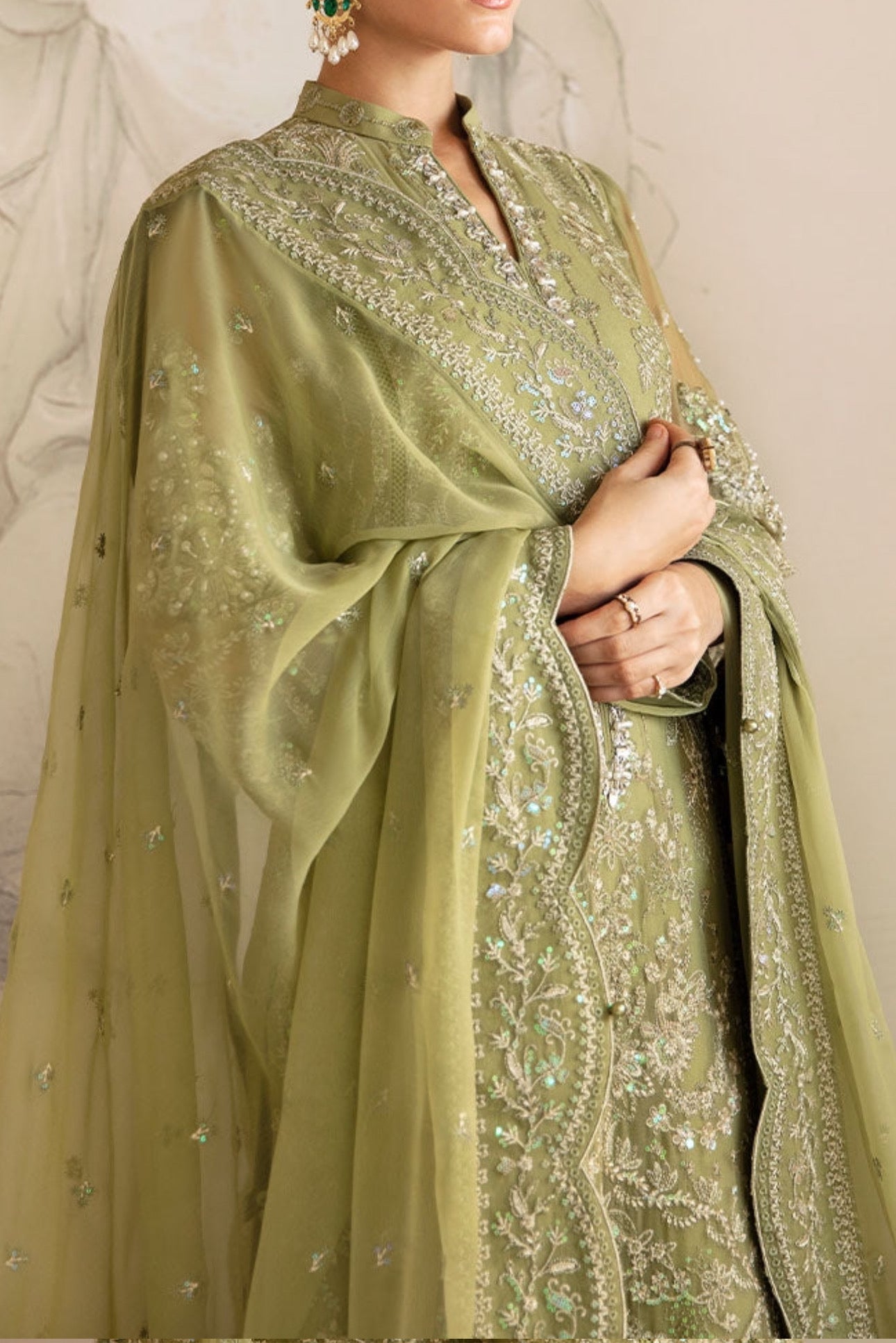 Gulaal Chiffon Partywear Dress | SC-231