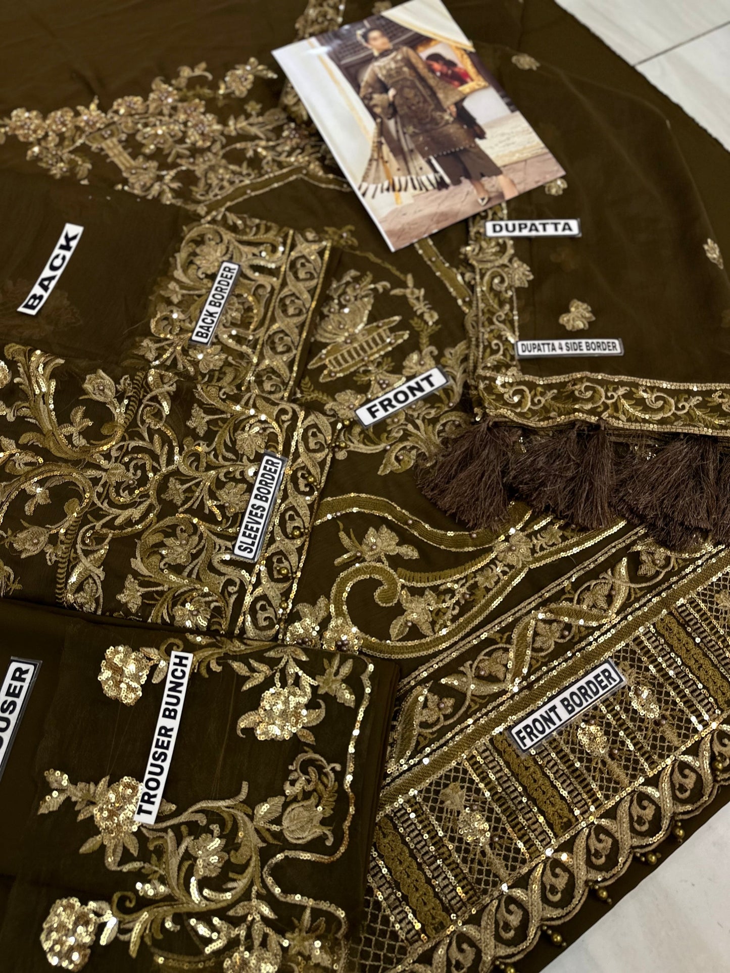 Imrozia Chiffon Party Wear Dress |5334