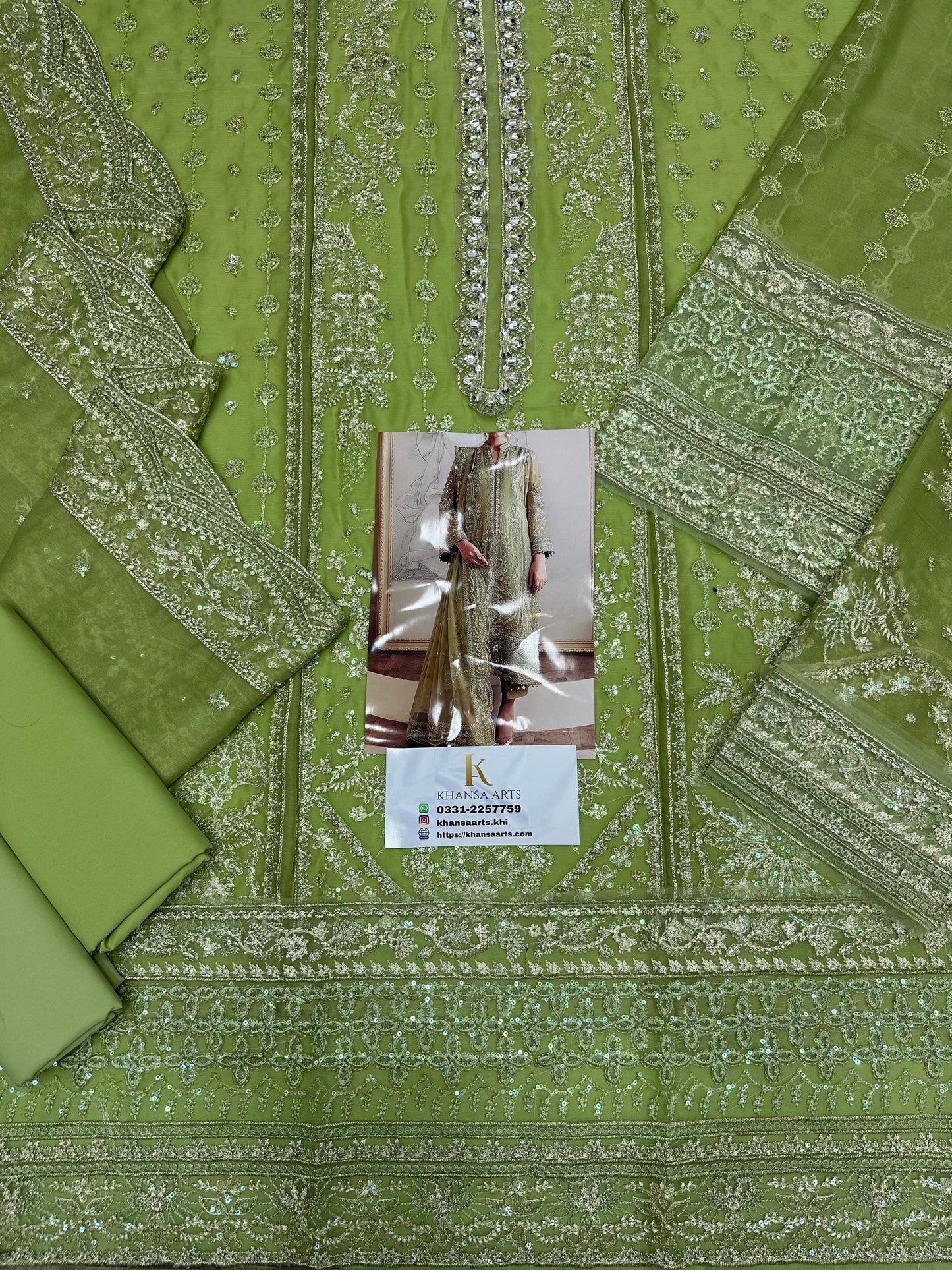 Gulaal Chiffon Partywear Dress | SC-231