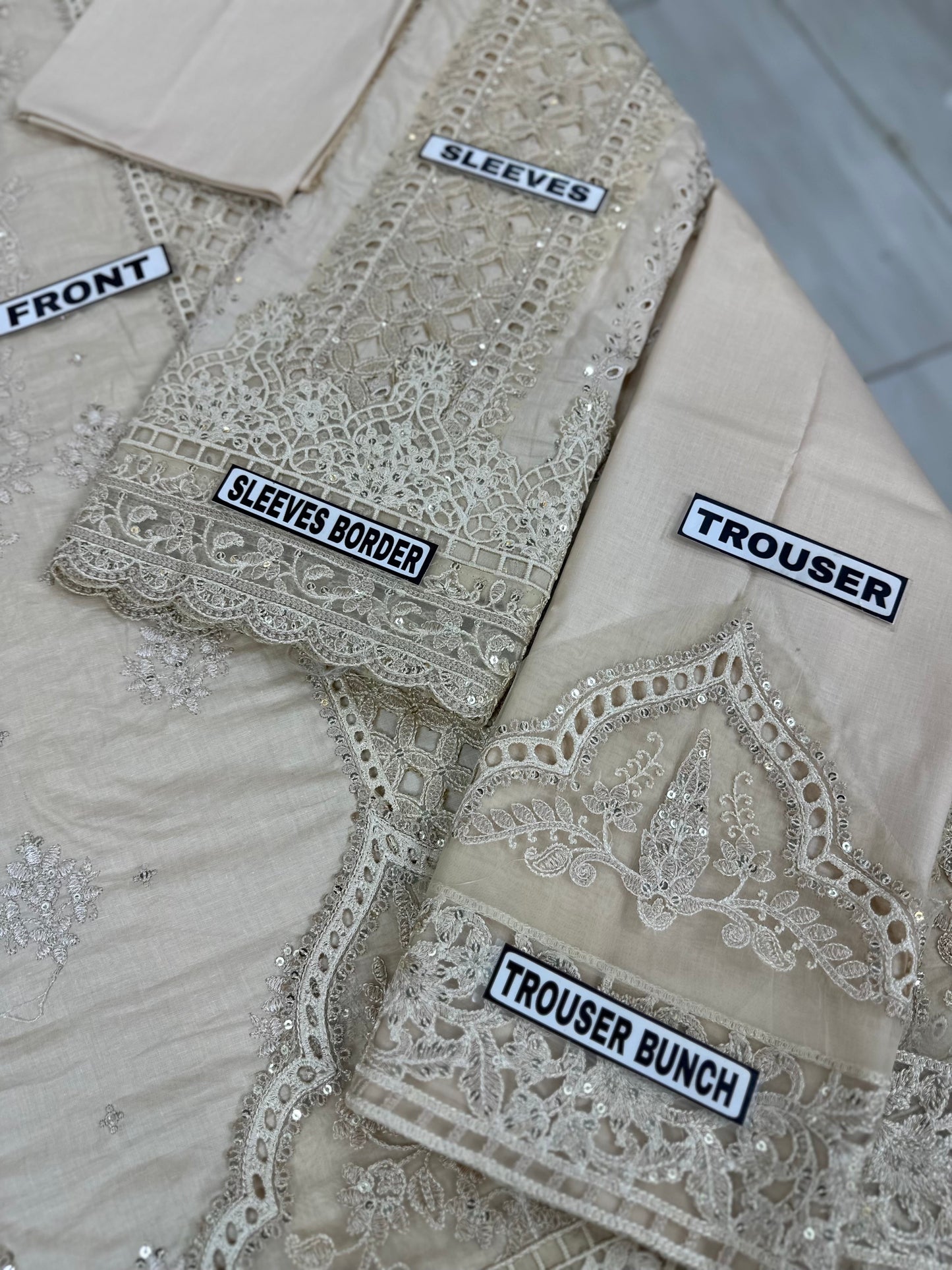 Maria B Luxury Lawn Chicken Kari Partywear Dress |SC-5292