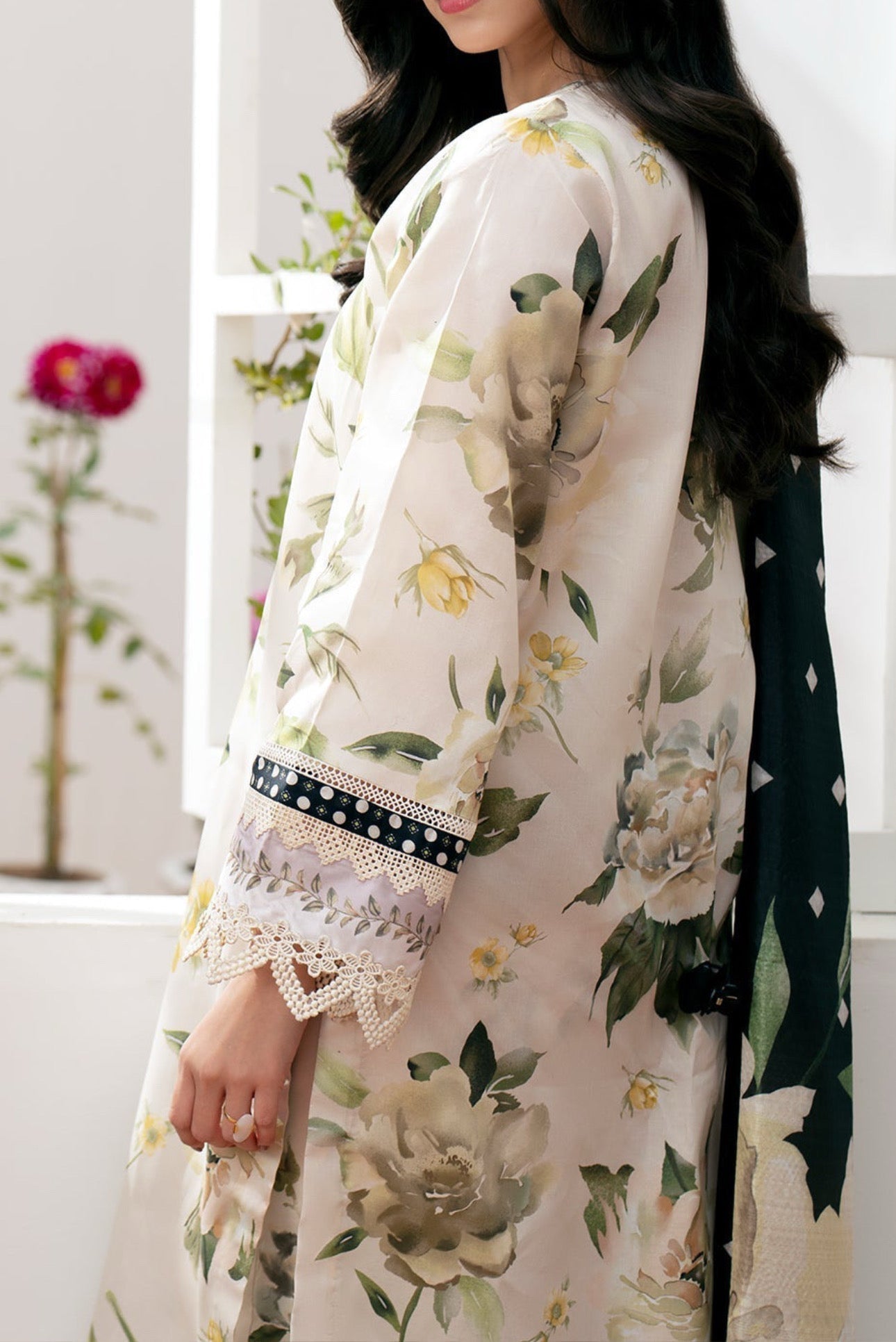 Baroque Print Lawn Formal Wear Dress | SC-252