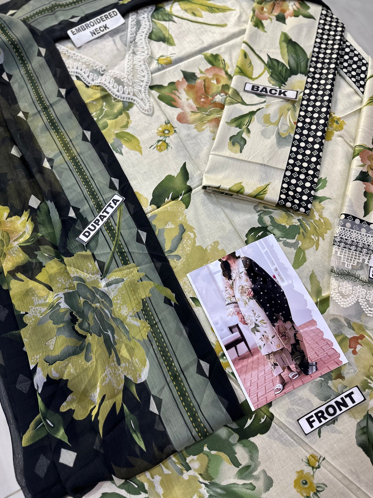 Baroque Print Lawn Formal Wear Dress | SC-252