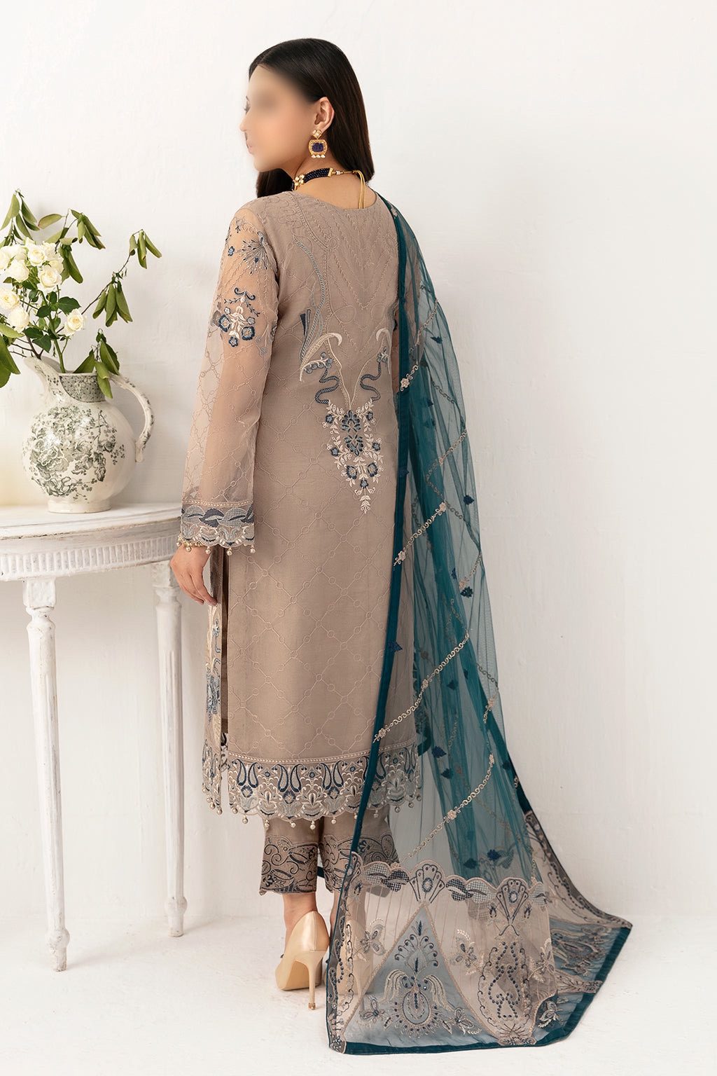 Ramsha Chiffon PartyWear Dress | SC-173