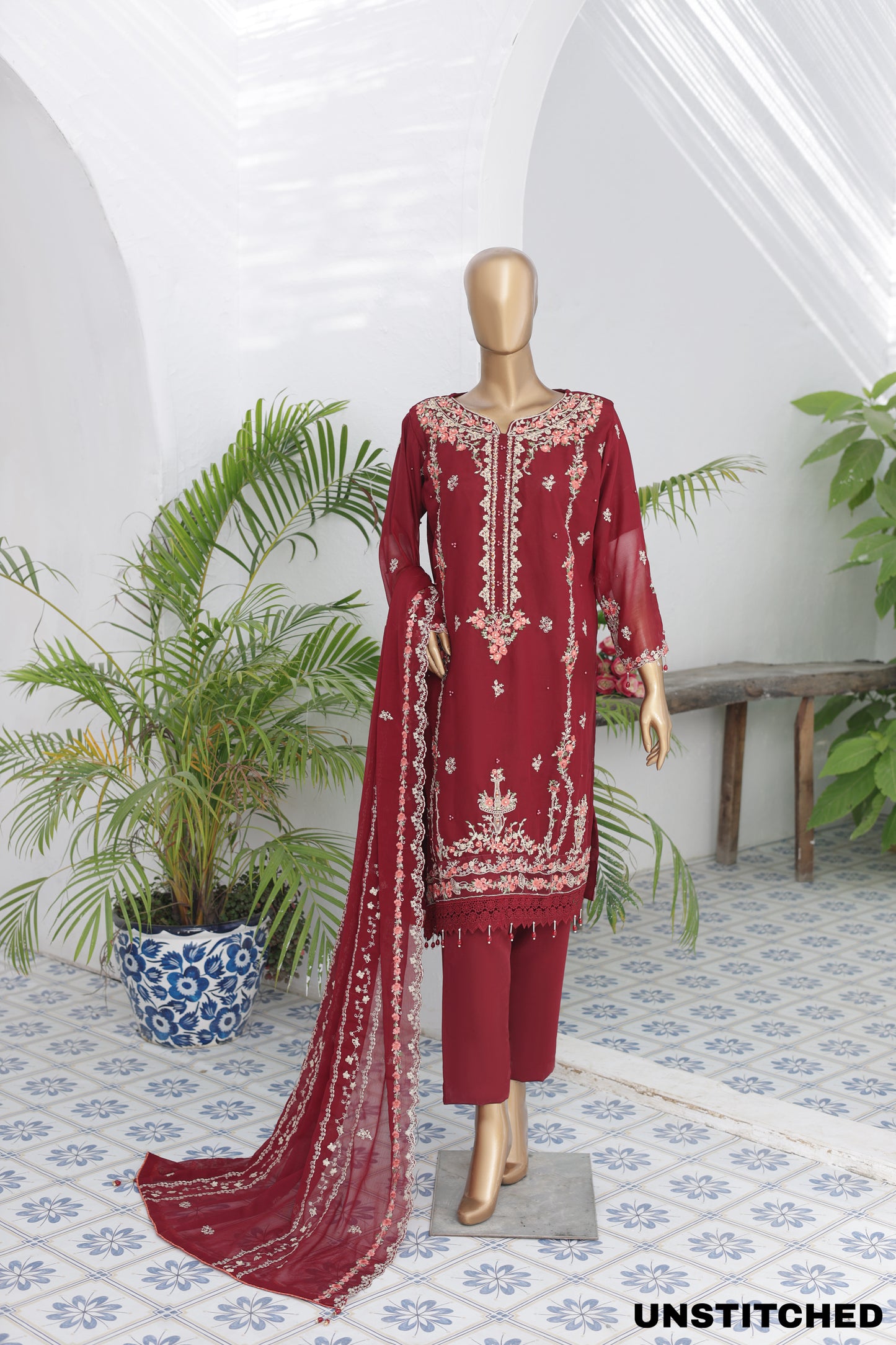 Husn-E-Suroshi Chiffon Collection 2025 | SR-06 (DILKASH)