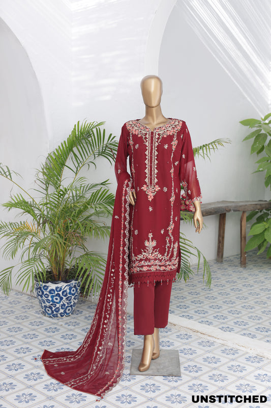 Husn-E-Suroshi Chiffon Collection 2025 | SR-06 (DILKASH)