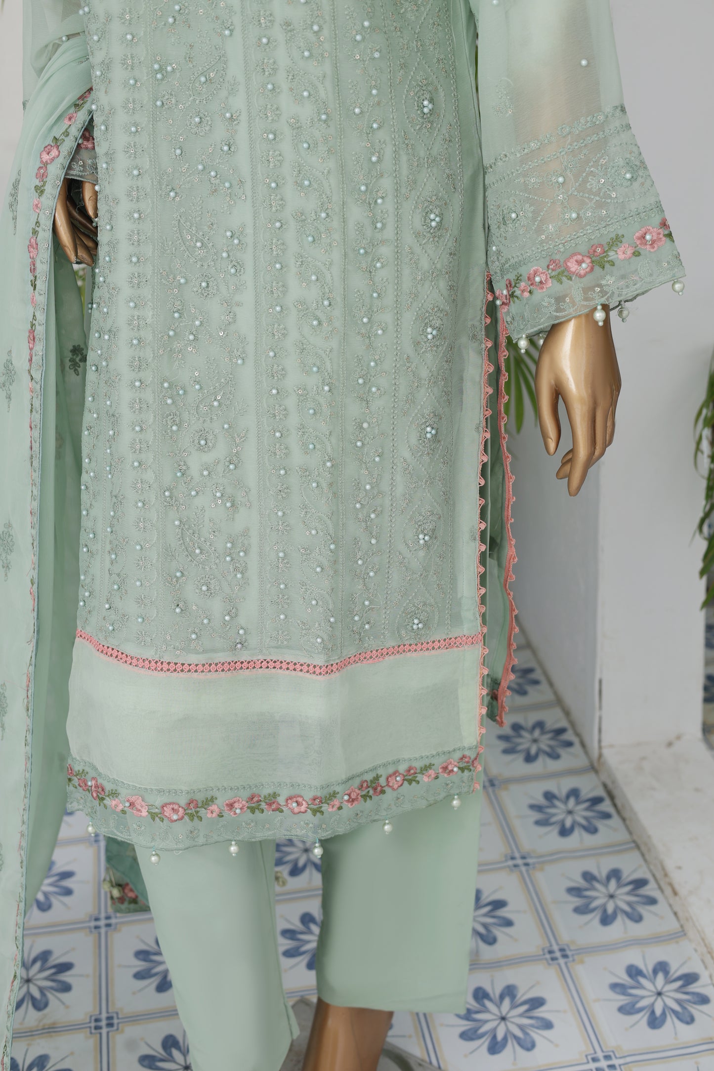 Husn-E-Suroshi Chiffon Collection 2025 | SR-07 (MOHABBAT)