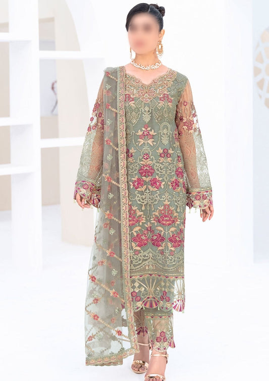 Rimsha Chiffon/Net Partywear Dress SC-101