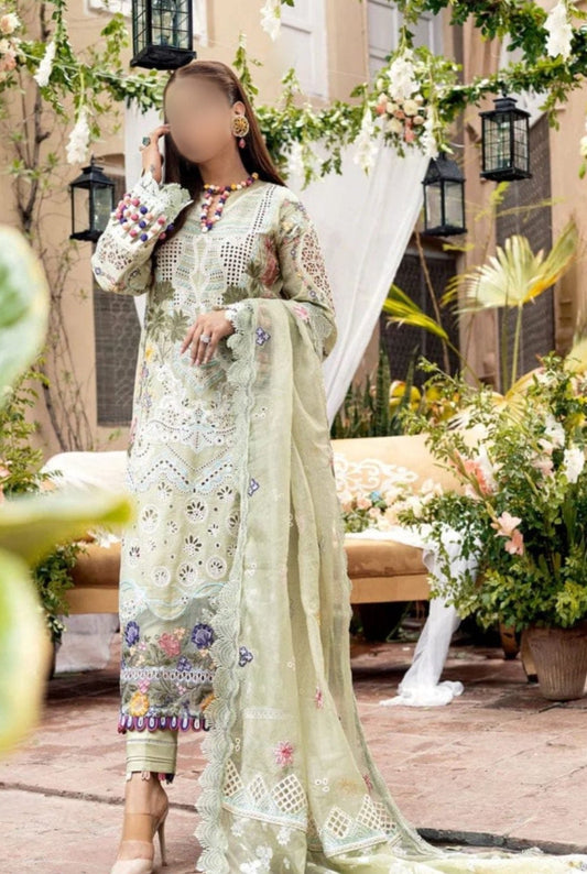 Maryam Hussain Lawn Chicken Kari Party Wear Dress | SC-144