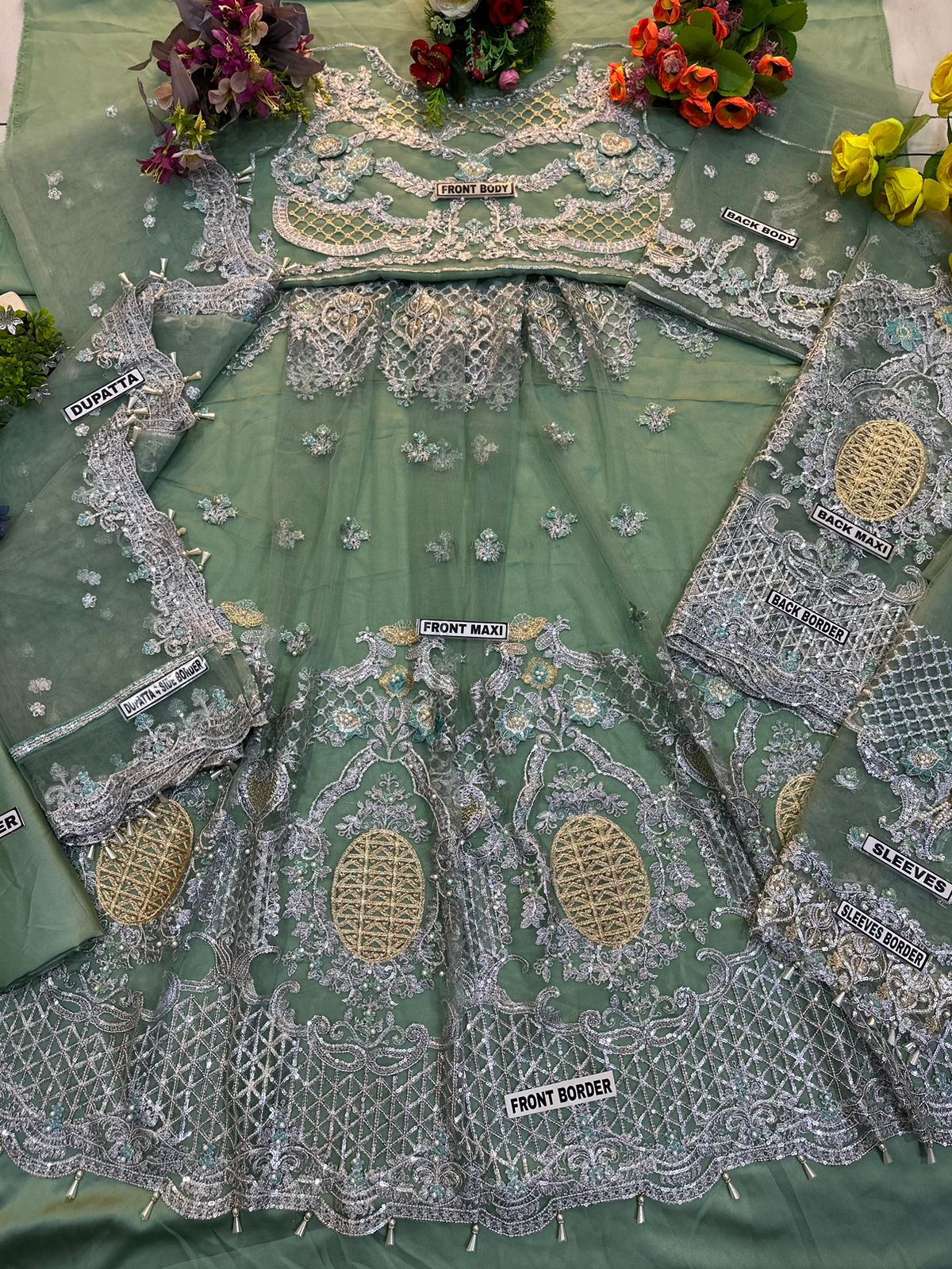 MariaB Net Bridal Wear Maxi | SC-186