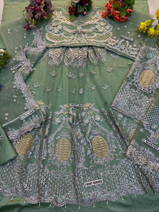 MariaB Net Bridal Wear Maxi | SC-186