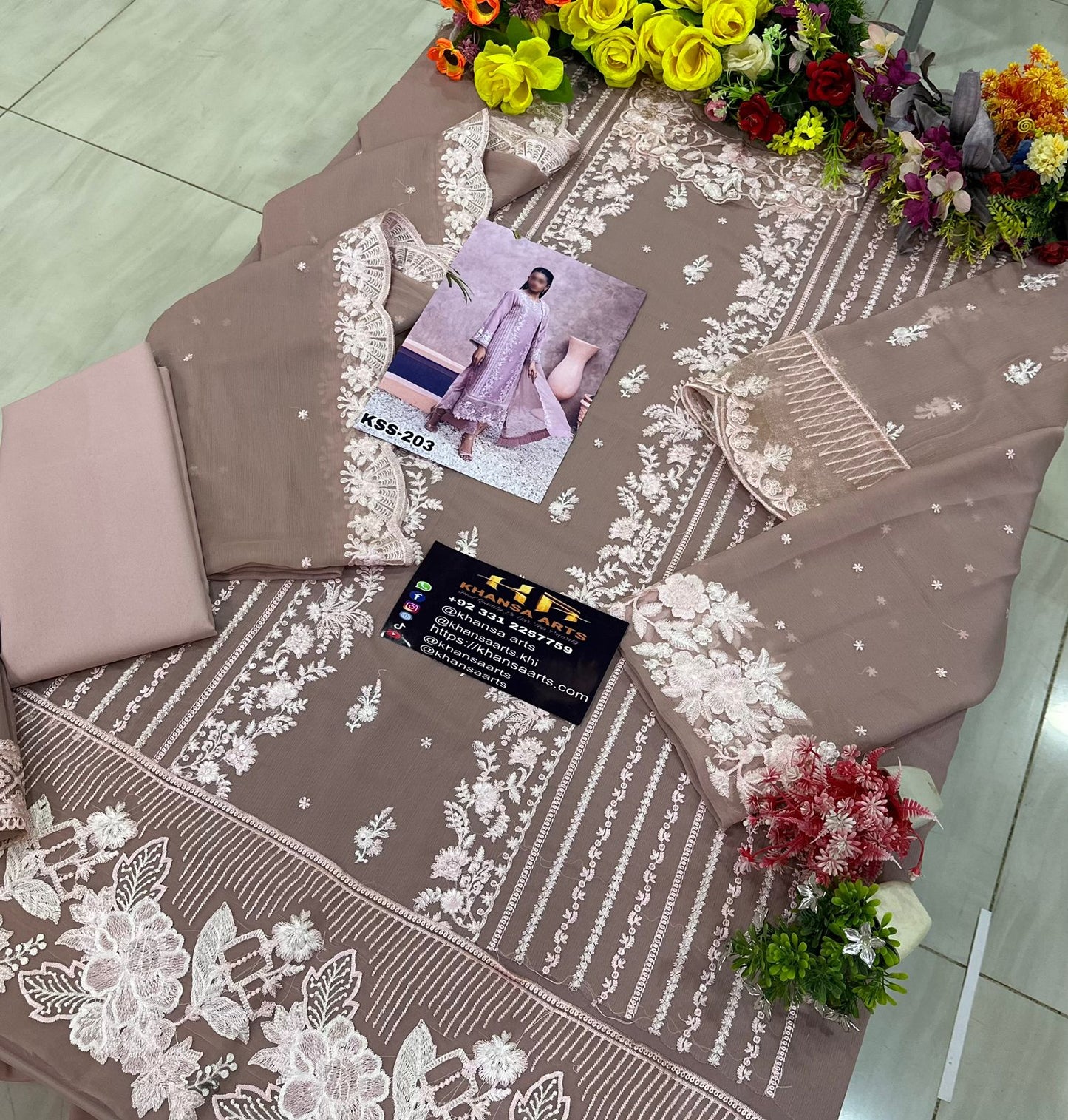 Azure Chiffon Formal Wear Dress | SC-203