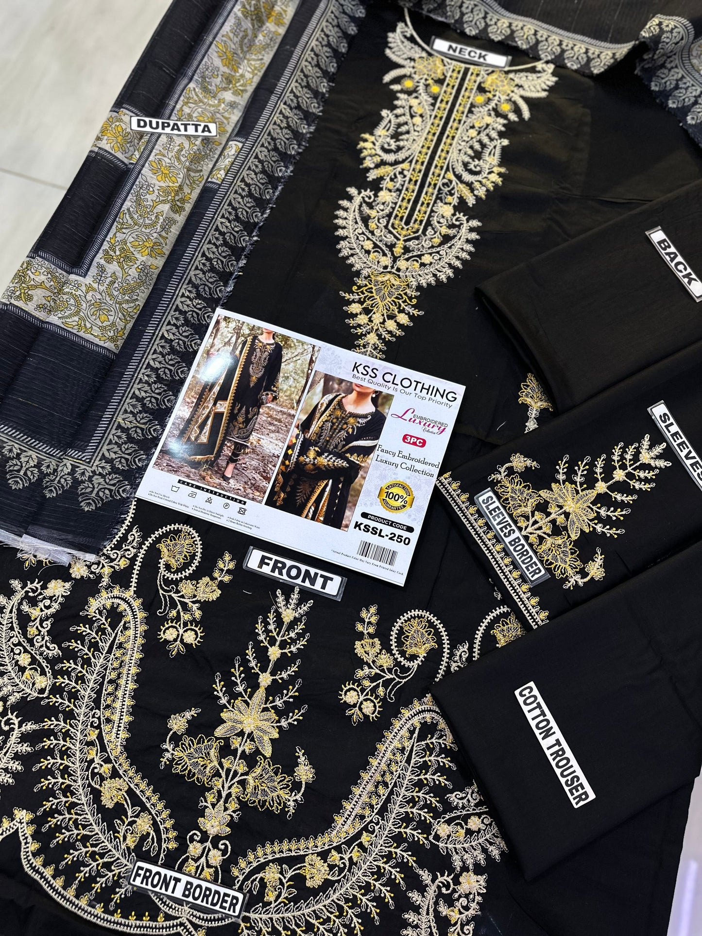 Clothing Lawn Luxury Party Wear Dress | SC-251 ( Unstitched )