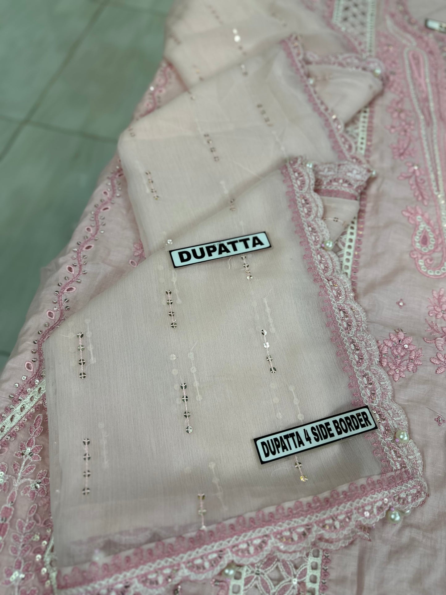 Maria B Luxury Lawn Chicken Kari Partywear Dress |SC-5293