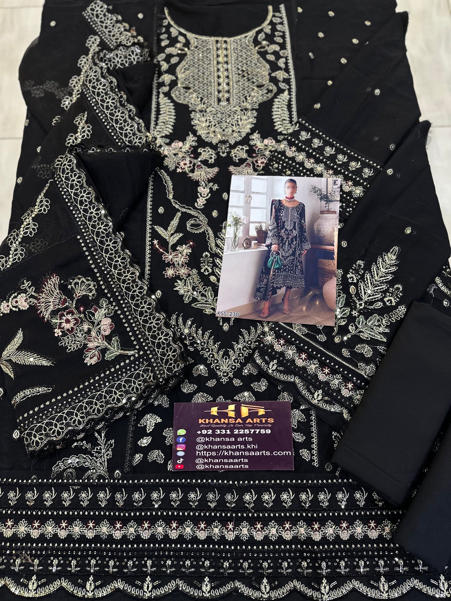 Gulaal Chiffon PartyWear Dress | SC-230