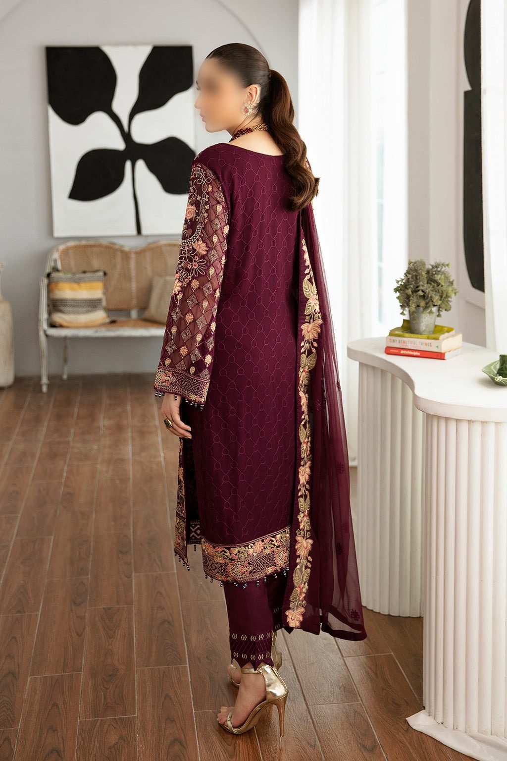 Ramsha Chiffon Party Wear Dress | SC-161