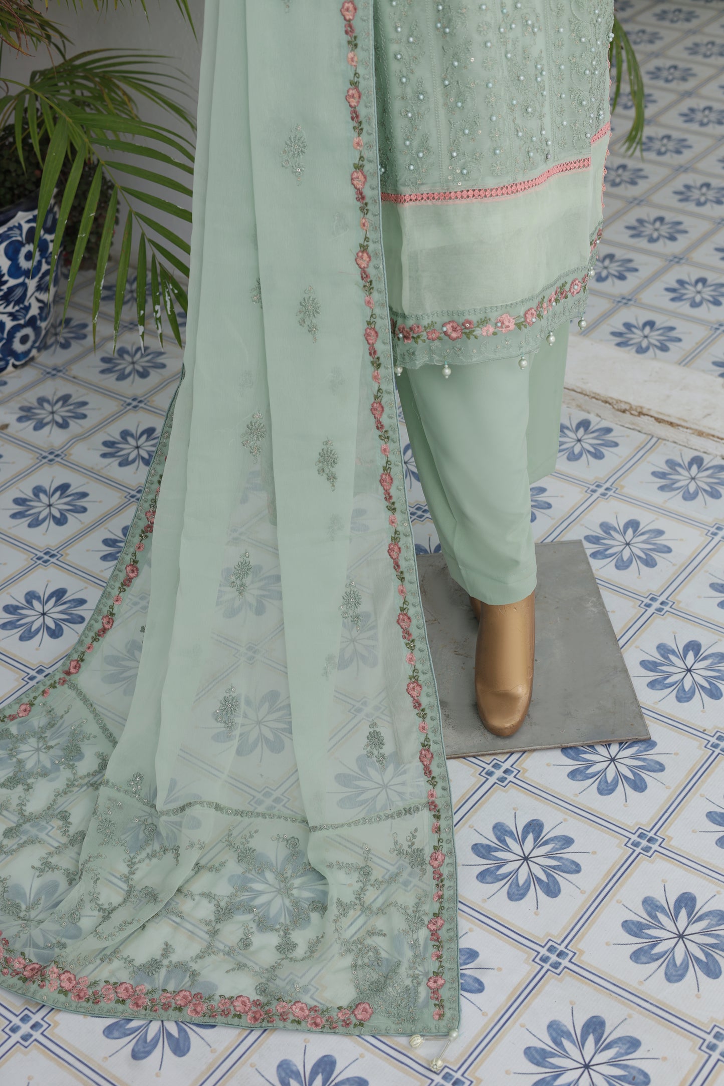 Husn-E-Suroshi Chiffon Collection 2025 | SR-07 (MOHABBAT)