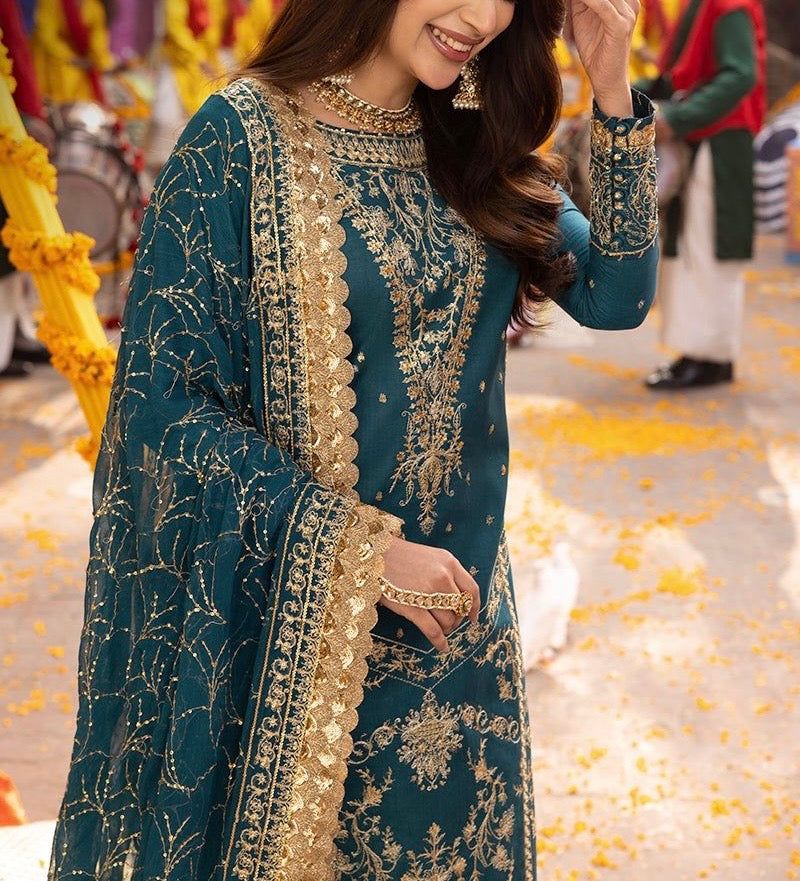 Asim Jofa Chiffon Party Wear Dress | 5330