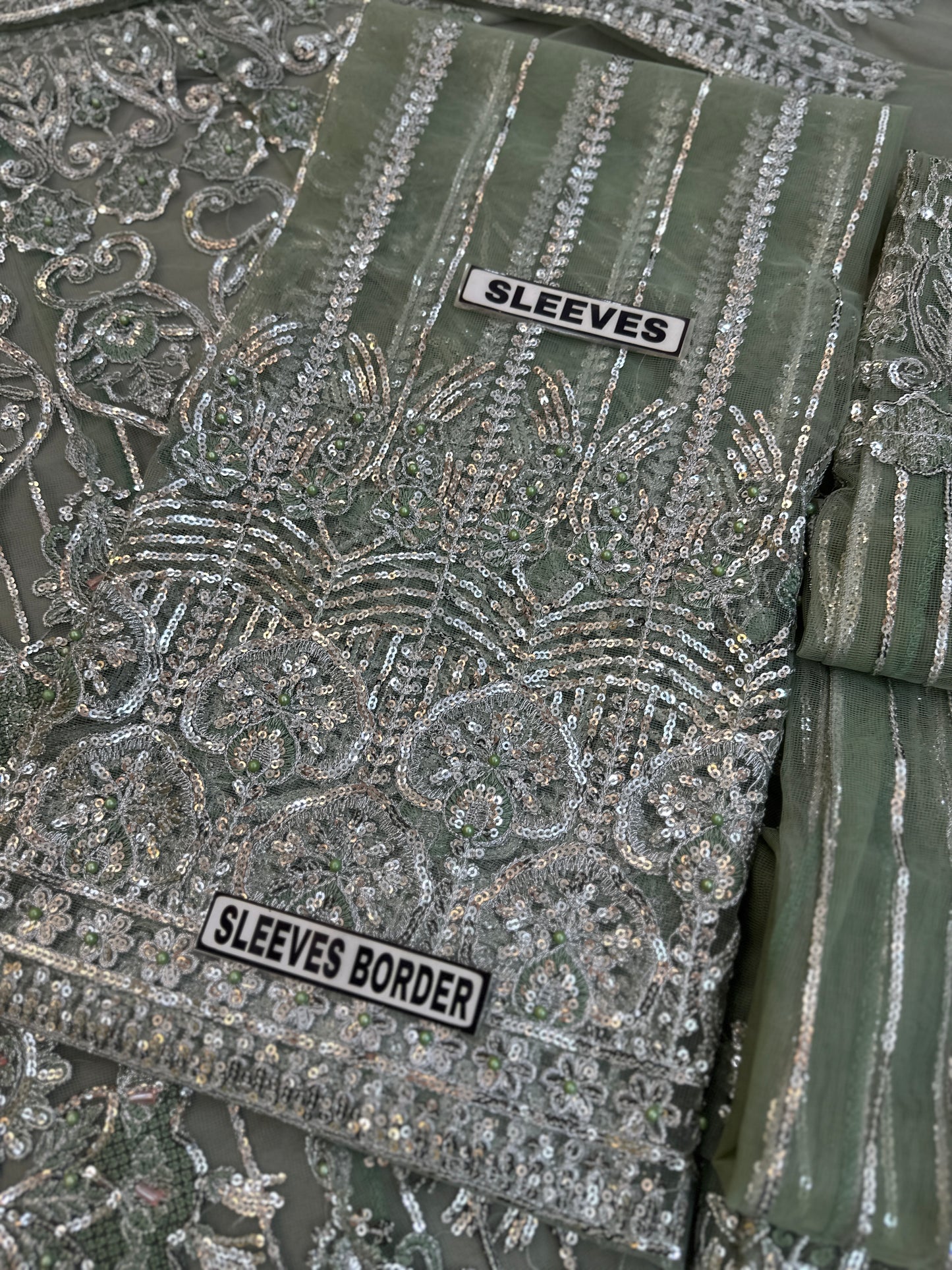 Erum Khan Net Bridal Maxi |5326